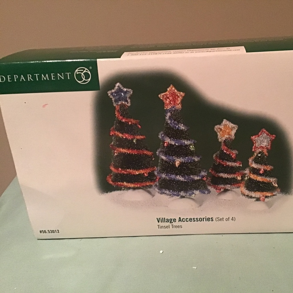 Department 56 Village Accessories - Tinsel Trees